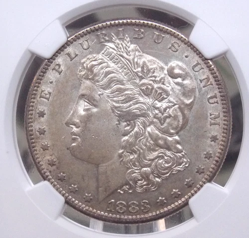 1883 "S" Morgan SILVER Dollar $1 NGC AU55 #003 About Uncirculated ECC&C, Inc.