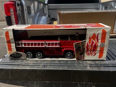 Vintage 1973/4 Tonka #2960 Aerial ladder truck MIB w look book cross over model