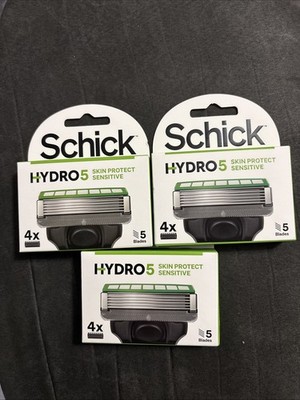 Schick Hydro 5 Skin Protect Sensitive (3) 4 Packs