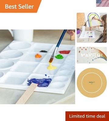 Versatile 20-Well Paint Palette - Perfect for Watercolor, Oil & Acrylic Painting