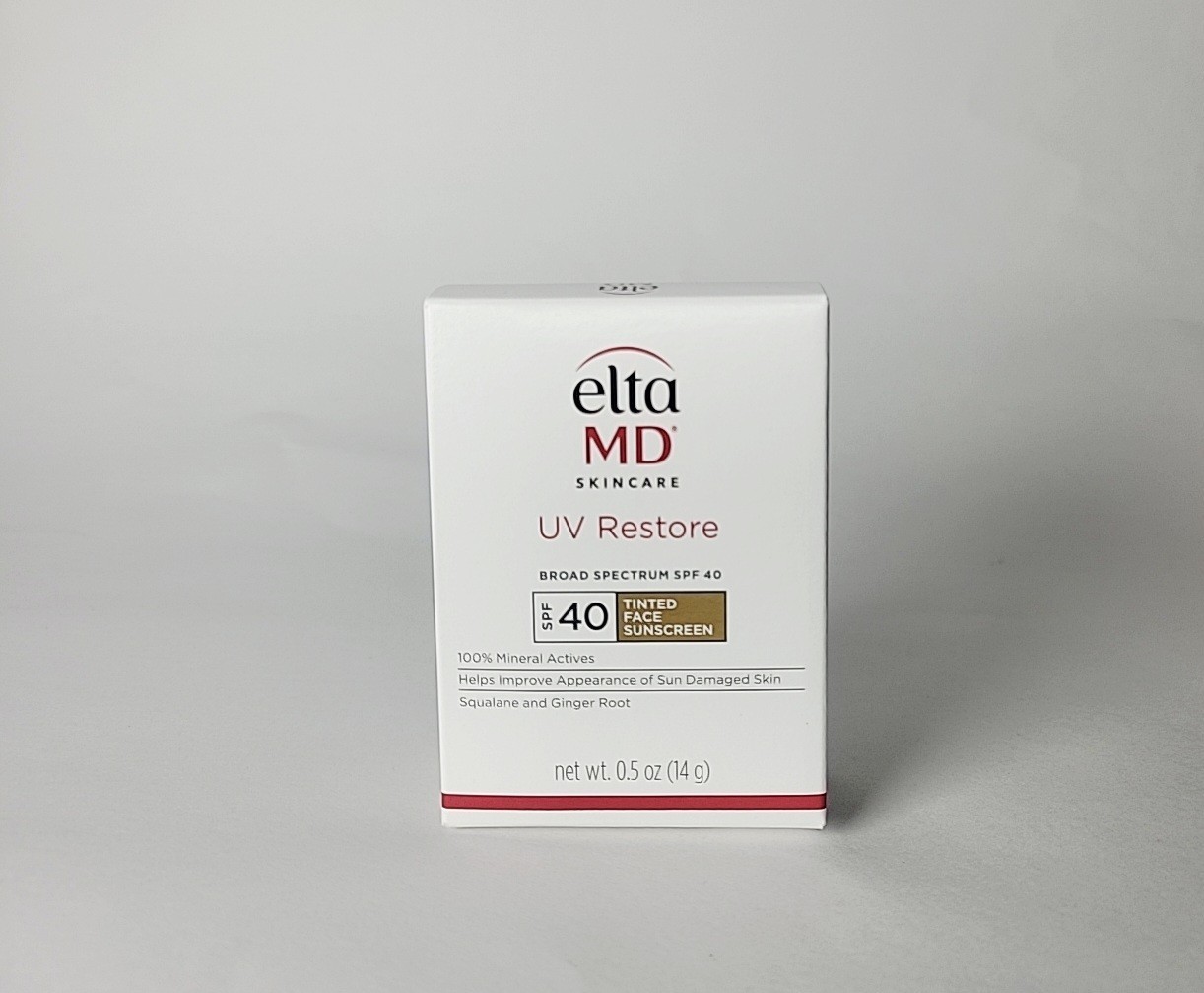 Elta MD UV Restore Broad-Spectrum SPF 40 Tinted Face Sunscreen 0.5 oz EXP 07/26