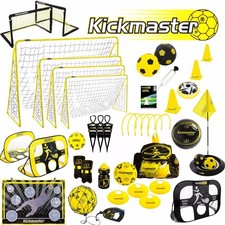 Image of Kickmaster Premier Football Training Equipment Goalposts, Indoor Goals, Cones