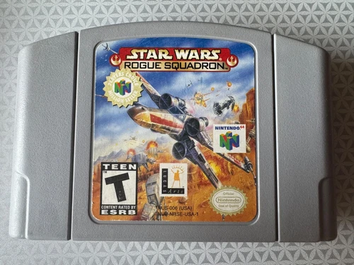 Star Wars Rogue Squadron N64 Nintendo 64 Authentic Tested & Working!