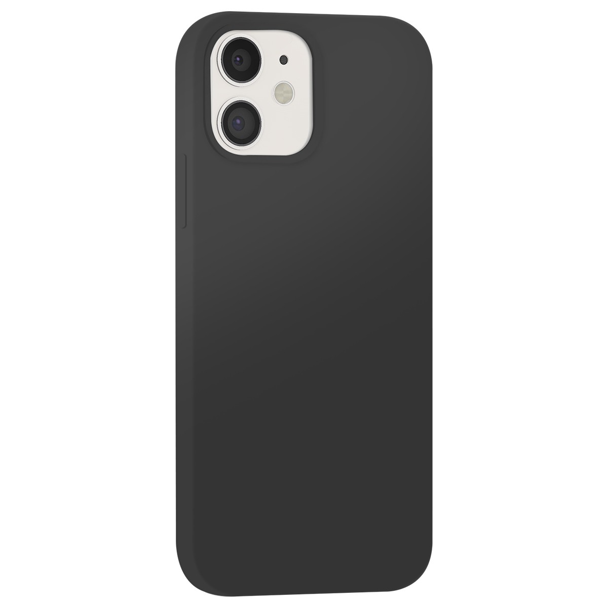 Coque iPhone 12 Pro Moxie en TPU souple couleur noir avec doublure interne