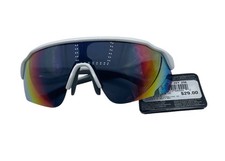 Foster Grant Ironman Ironflex Mirrored Sunglasses White Frames 100 UVA UVB