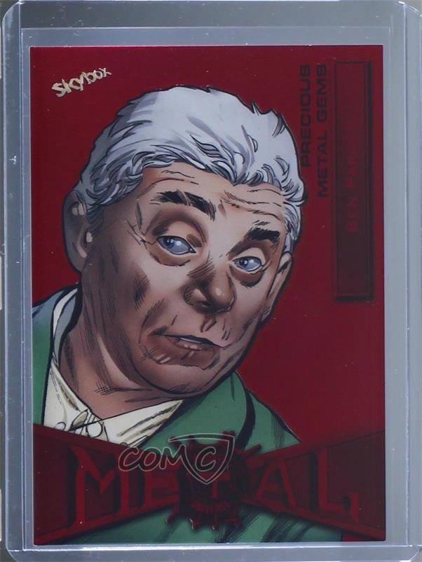 2022 Upper Deck Marvel Metal Universe Spider-Man PMG Red /100 Ben Parker #8 5me