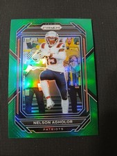 2022 Panini Prizm #201 Nelson Agholor Green