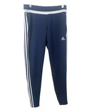 Adidas Tiro Women's Navy/White Striped Climacool Training Pants Size Small