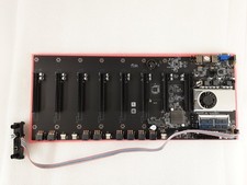 Produktbild - Mining All-in-One Mainboard 8x PCI-E BTC-T37 Motherboard DDR3 Riserless CPU
