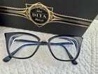 DITA Glasses Frame Rebella DRX-3031 Black/Navy?  Gold Cat Eye READ! — photo 2