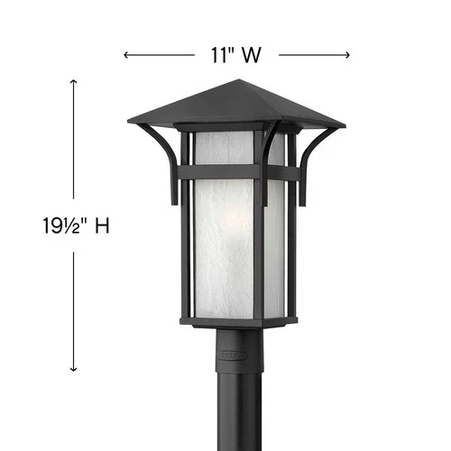 Hinkley Lighting 2571 Harbor 1 Light 19.5" Tall Post Light - Silver - Picture 7 of 10