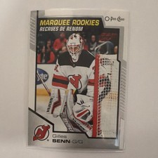 O-Pee-Chee 2020-21 Marquee Rookies Rookie Gilles Senn #615 New Jersey Devils NHL