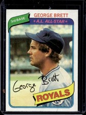 1980 Topps George Brett All-Star #450 Royals