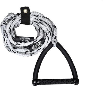 Wakesurf Rope with Handle - Adjustable 25 Foot Tow Rope with 10'' Handle