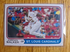 2023 Topps Heritage High Number Jordan Walker #558 Rookie Card RC Cardinals MLB. rookie card picture