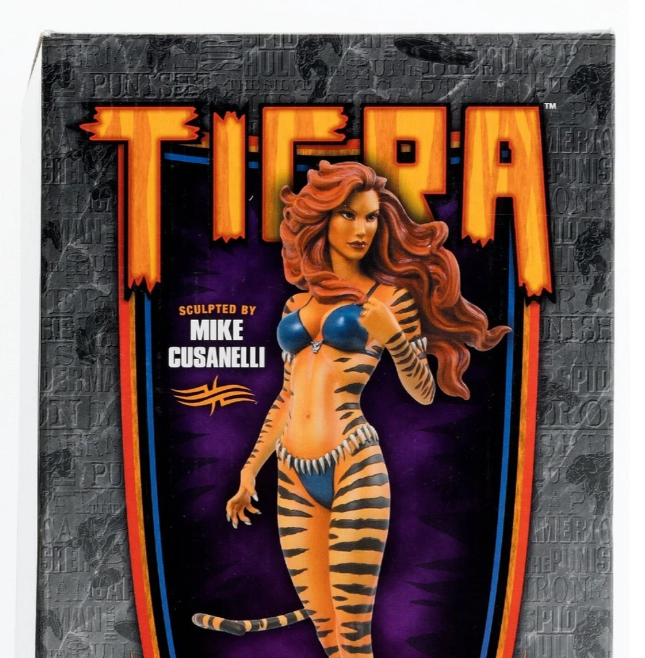 NUEVO/SELLADO Bowen Designs Tigra 2010 Museo Clásico Estatua Pintada Busto 416/800 Foto 4 de 4