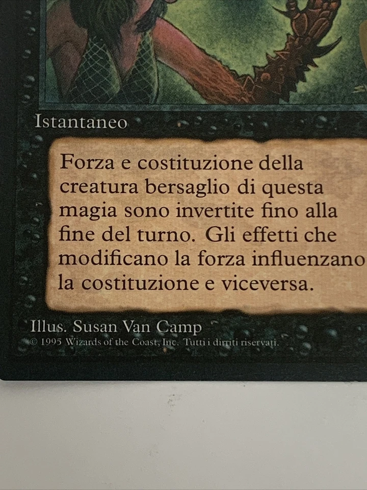 Transmutation Trasmutazione French Signed Artist Susan Van Camp Mtg Magic - Image 4 of 4