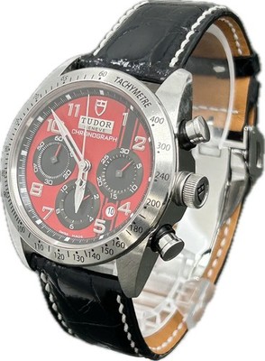 TUDOR Fast Rider Ducati 42000D Rot Automatik Herrenuhr TOP A7245