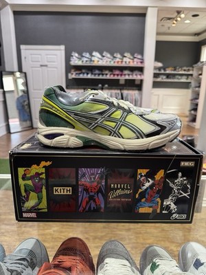 Kith x Marvel x ASICS Villains GT-2160 Green Goblin Sneakers Size 10.5 