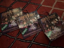RARE Harry Potter Mary Grandpré Art WB Store Shopping Bags (2000)