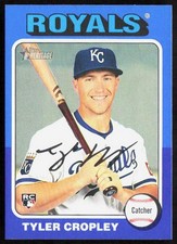2024 Topps Heritage High Number TYLER CROPLEY Blue Border SP Rookie Card #630