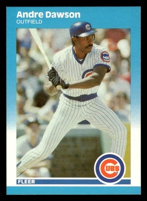 1987 Fleer Update #U-24 Andre Dawson Chicago Cubs