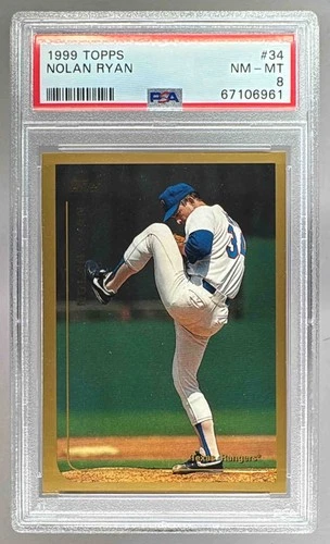 67106961 Nolan Ryan 1999 Topps #34 PSA 8