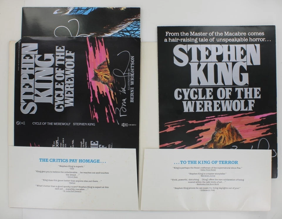 Bernie Wrightson Stephen King Signed 1984 Portfolio Cycle Of The Werewolf Signet - Image 4 of 4