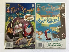 LOT 2 THE REN & STIMPY SHOW #27 RAIDERS OF THE LOST YAK & 1994 HOLIDAY SPECIAL