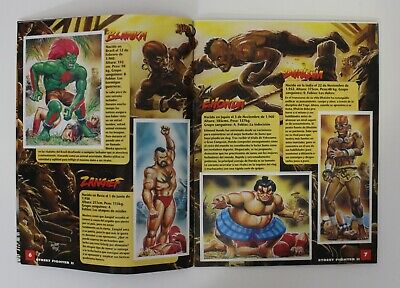 1990s STREET FIGHTER II Album 100% Complete Vintage Capcom Spain 11.75 (30  cm)