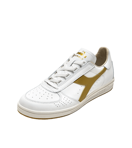 Diadora Scarpa Sneaker B.Elite ’84 Bianco Oro Italia Unisex 201.181586 new SS25 - Imagen 2 de 6