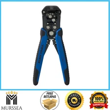 Klein Tools 8-1/4" Self Adjusting Wire Stripper Cutter for 10-20 AWG 12-22 AWG