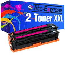 2 Toner Magenta PlatinumSerie für HP Color LaserJet CP 1514 N CP 1515 N CP 1516 