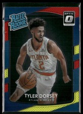 Tyler Dorsey 2017-18 Panini Donruss Optic #157 RC Red and Yellow Atlanta Hawks