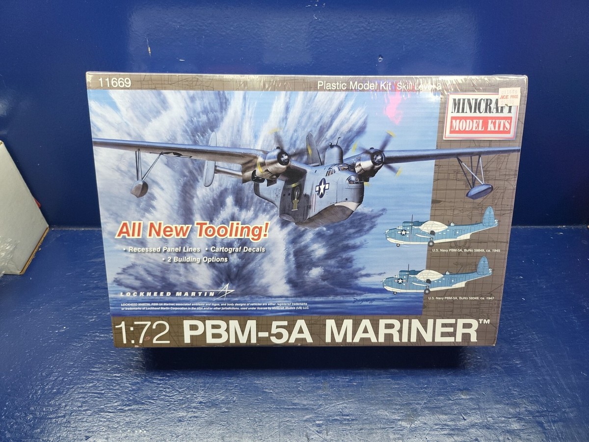 Minicraft 1:72 Scale 11669 Lockheed PBM-5A Mariner Premium