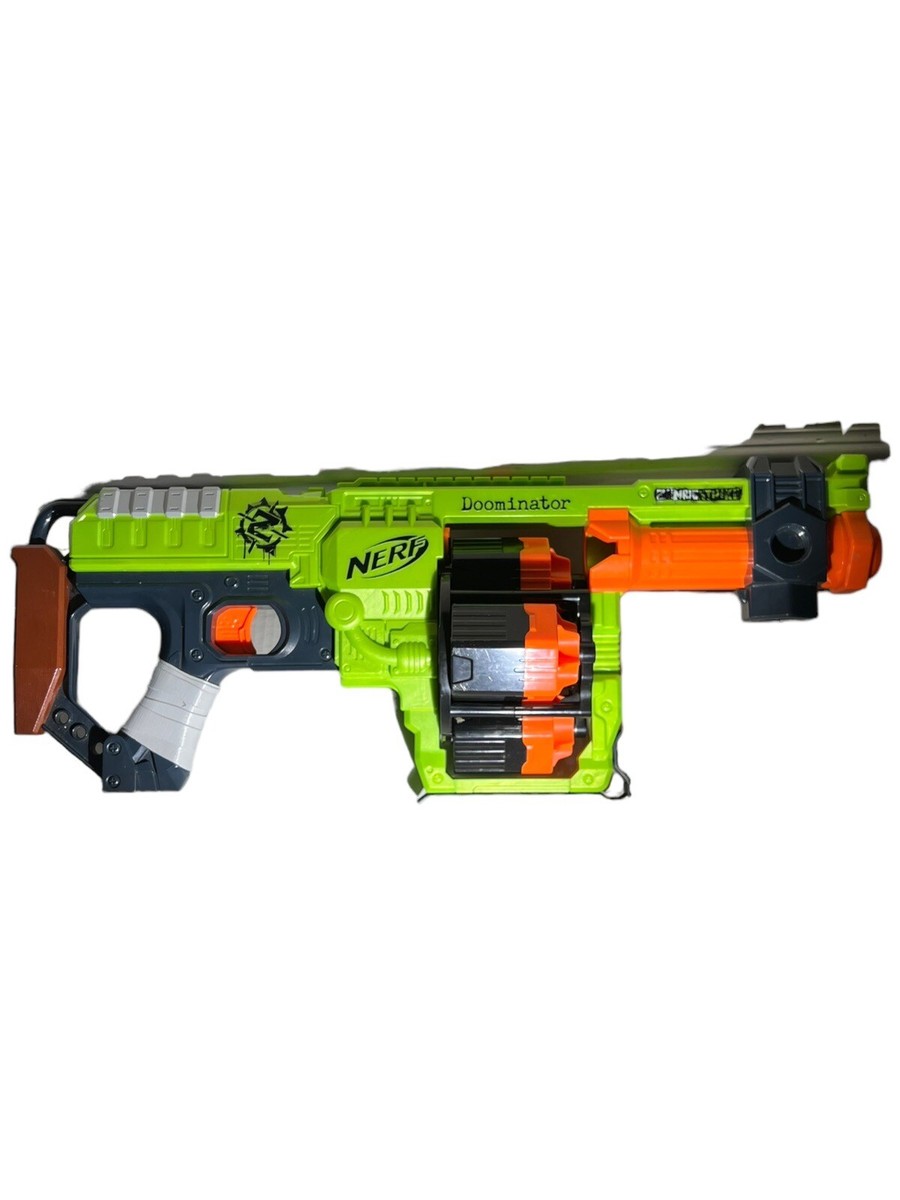 Nerf Zombie Strike Doominator Dominator 24 Dart Gun Blaster Zombie