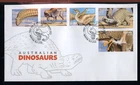 2022 SCM Australian Dinosaurs (Gummed) FDC - Winton Qld 4735