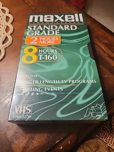 Maxell T-160 Standard Grade Videocassette - Picture 1 of 2