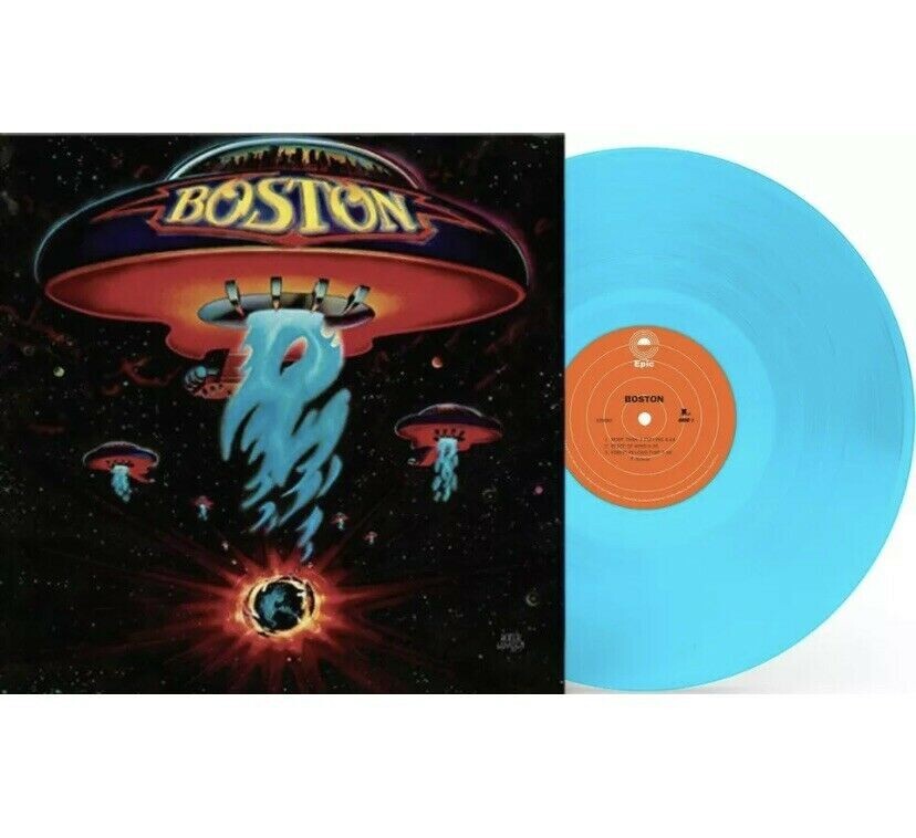 BOSTON VINYL NEW! EXCLUSIVE LIMITED EDITION FLAME BLUE LP, MORE