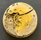 Antique 1906 Waltham Seaside 1891 Pocket Watch Movement Parts Two-Tone 0s 7j