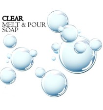 New 1 lbs Clear All Natural Melt and Pour Soap Base