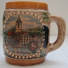 St Wolfgang Austria Miniature Mug Stein Pilgrimage Church Souvenir Shot Glass — photo 2