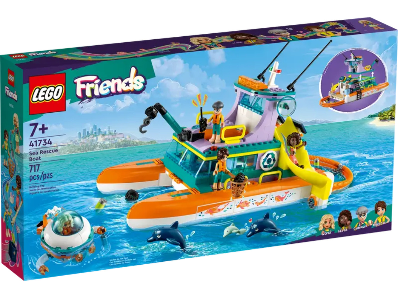 Lego Friends Sea Rescue Boat 41734