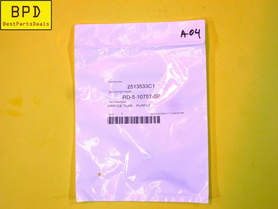 Подлинный 88-10 Dodge International OEM расширительный клапан диафрагма трубка фиолетовый - Изображение 3 из 3