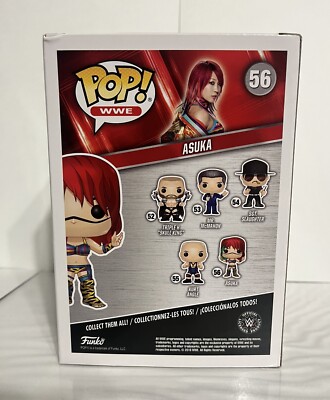 Funko Pop! WWE Asuka #56 W/ Protector SDCC EXCLUSIVE VAULTED | eBay