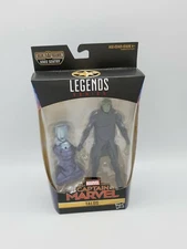 Marvel Comics Legends Series Captain Marvel Talos Figure Kree Sentry BAF
