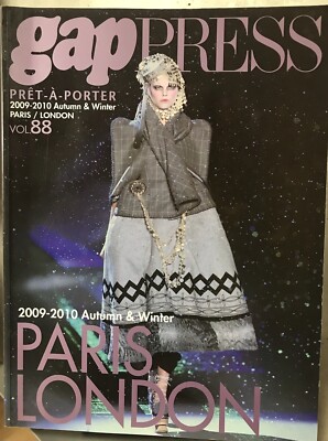 GAP PRESS 2009-2010 Vol.88 Pret-a-Porter Runway Fashion Week Paris London Rare