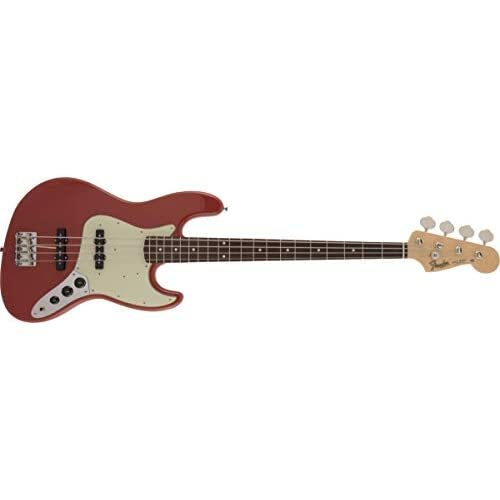 Fender Electric Bass Made in Japan Traditional 60s Jazz Bass Fiesta Red - Picture 1 of 5