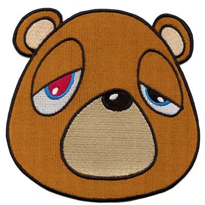 Yzy Bär Droopy Augen Groß Bestickt Aufbügeln Patch