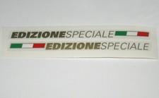 EDIZIONE SPECIALE ITALIAN TRI FLAG DECALS STICKERS COLOUR CHOICE SEAT / FAIRING